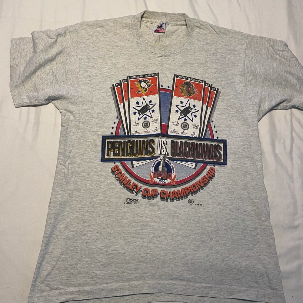 Vintage Pittsburgh Penguins Shirt Stanley Cup